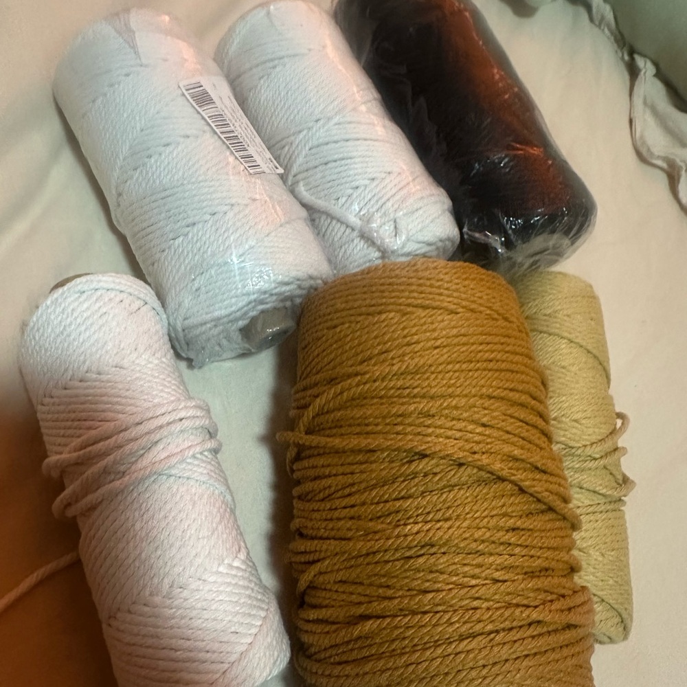 Macrame cord bundle